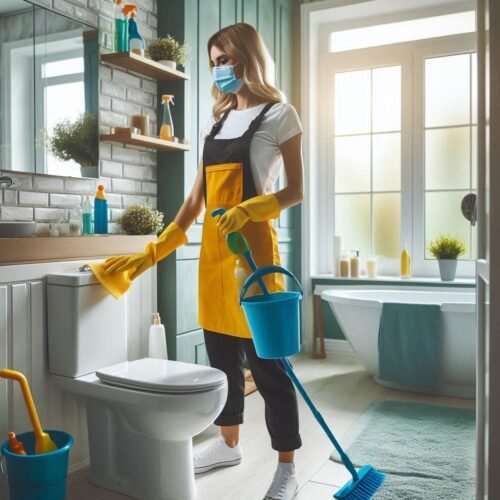 Limpieza de baño
